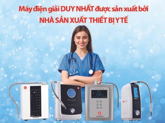 máy lọc nước được sản xuất bởi nhà sản xuất thiết bị y tế điện máy kim long phát
